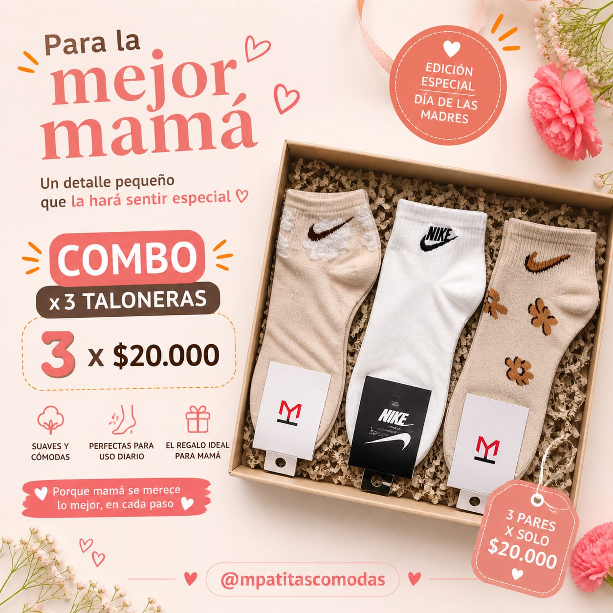 Pack Medias Flores
