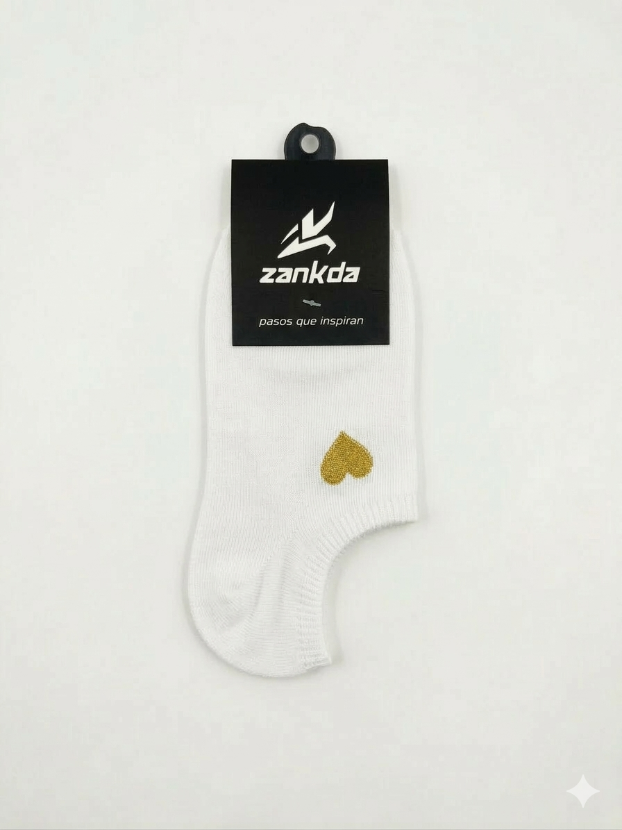 Talonera Corazon Bordado