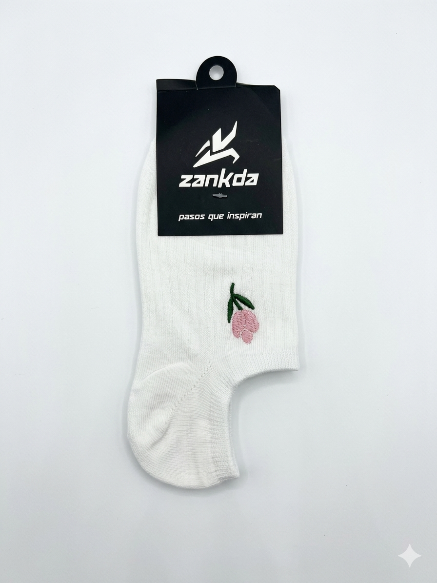 Talonera Corazon Bordado